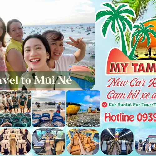 Rent a 45-seat car from Saigon to Mui Ne, New Car 2025 Cheap, Safe, Reputable