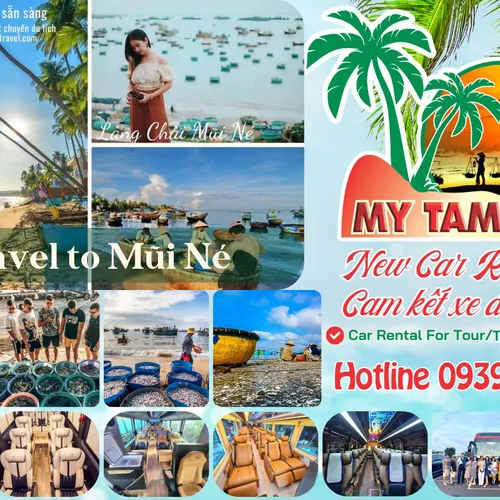Rent a 45-seat car from Saigon to Mui Ne, New Car 2025 Cheap, Safe, Reputable