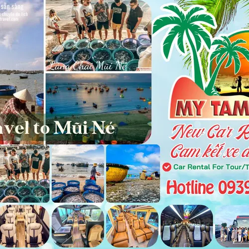 Rent a 45-seat car from Saigon to Mui Ne, New Car 2025 Cheap, Safe, Reputable