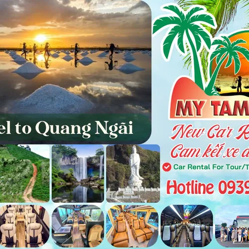 Thuê xe Sài Gòn Quảng Ngãi 4-7-16-29-45c Limousine 9-11-15-18-28c