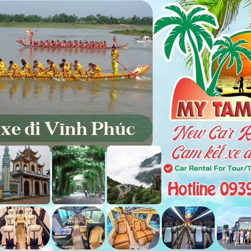 Thuê xe đi Vĩnh Phúc 4-7-16-29-35-45c Limousine 9-11-15-18-28c