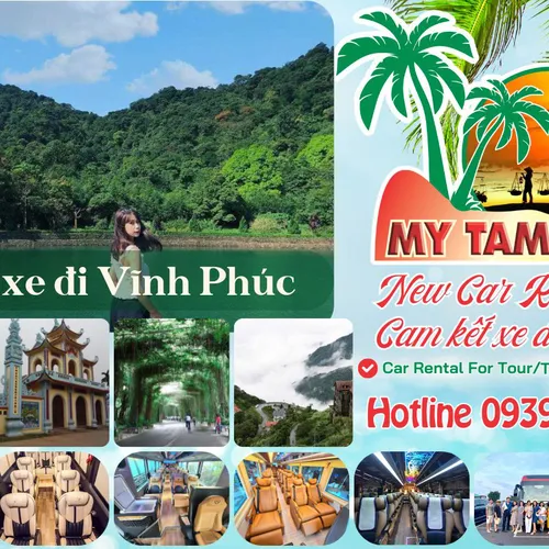Thuê xe đi Vĩnh Phúc 4-7-16-29-35-45c Limousine 9-11-15-18-28c