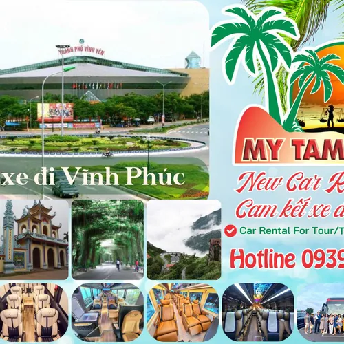 Thuê xe đi Vĩnh Phúc 4-7-16-29-35-45c Limousine 9-11-15-18-28c