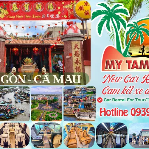 Thuê xe Sài Gòn Cà Mau