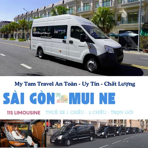 GIÁ XE LIMOUSINE 11 CHỖ TPHCM ĐI MŨI NÉ | DỊCH VỤ XE VIP CHẤT LƯỢNG CAO