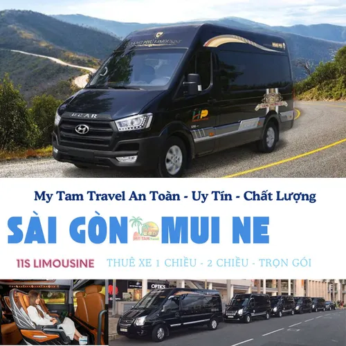 GIÁ XE LIMOUSINE 11 CHỖ TPHCM ĐI MŨI NÉ | DỊCH VỤ XE VIP CHẤT LƯỢNG CAO