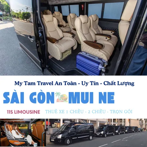 GIÁ XE LIMOUSINE 11 CHỖ TPHCM ĐI MŨI NÉ | DỊCH VỤ XE VIP CHẤT LƯỢNG CAO