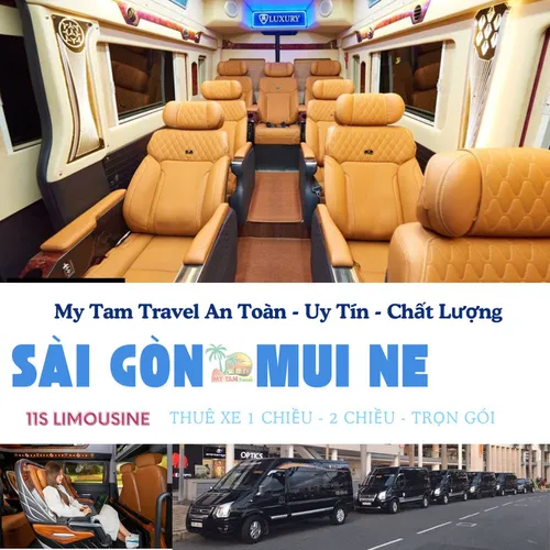 GIÁ XE LIMOUSINE 11 CHỖ TPHCM ĐI MŨI NÉ | DỊCH VỤ XE VIP CHẤT LƯỢNG CAO