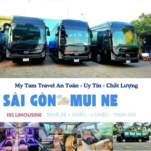 GIÁ XE LIMOUSINE 15 CHỖ TPHCM ĐI MŨI NÉ | BẢNG GIÁ MỚI NHẤT 2025