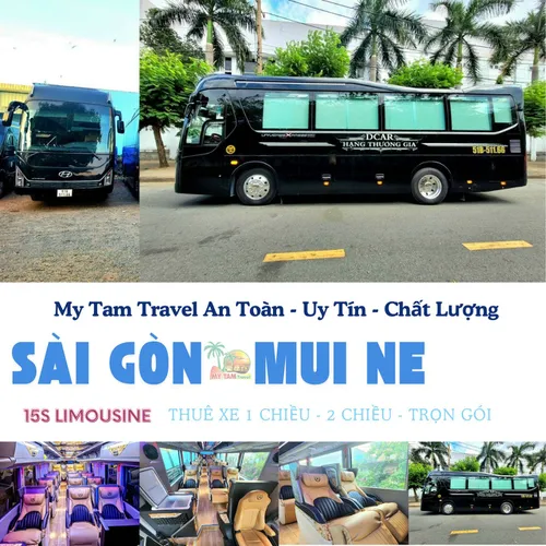 GIÁ XE LIMOUSINE 15 CHỖ TPHCM ĐI MŨI NÉ | BẢNG GIÁ MỚI NHẤT 2025