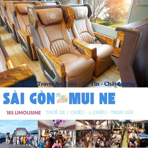 GIÁ XE LIMOUSINE 16 CHỖ TPHCM ĐI MŨI NÉ | THUÊ XE VIP CHẤT LƯỢNG CAO