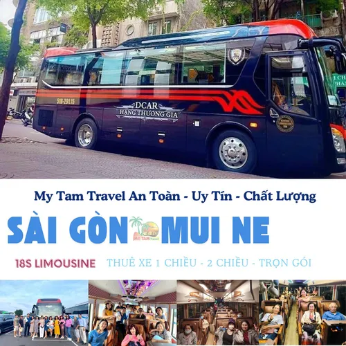 GIÁ XE LIMOUSINE 16 CHỖ TPHCM ĐI MŨI NÉ | THUÊ XE VIP CHẤT LƯỢNG CAO