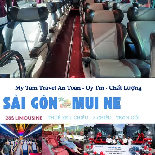  GIÁ XE LIMOUSINE 20 CHỖ TPHCM ĐI MŨI NÉ | DỊCH VỤ CAO CẤP, GIÁ TỐT