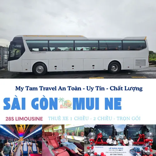  GIÁ XE LIMOUSINE 20 CHỖ TPHCM ĐI MŨI NÉ | DỊCH VỤ CAO CẤP, GIÁ TỐT