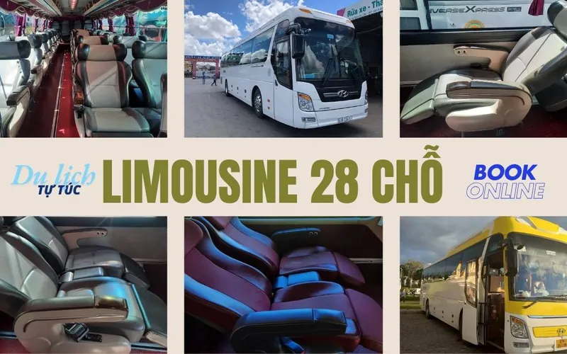 Price of 28-seat Limousine from Saigon to Mui Ne VIP - LUXURY CAR MY TAM TRAVEL