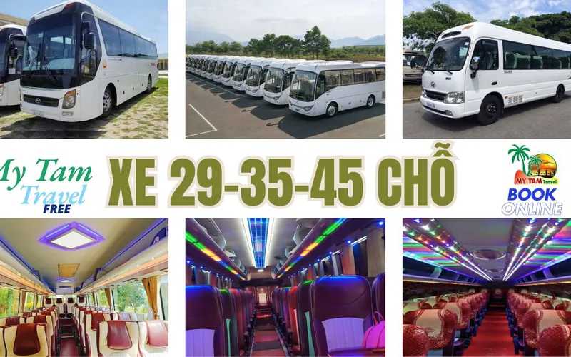 Giá Xe 35-45 Chỗ Mũi Né đi Sài Gòn (Thaco/ Samco) MY TAM TRAVEL