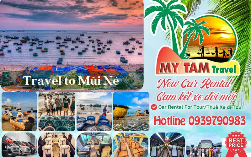 16-seat car price from Saigon to Mui Ne (Ford Transit/ Hyundai Solati) MY TAM TRAVEL