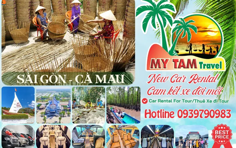 Thuê xe đi Rừng Quốc gia U Minh Hạ 4-7-16-19-45c Limousine 9-11-15-18-28c