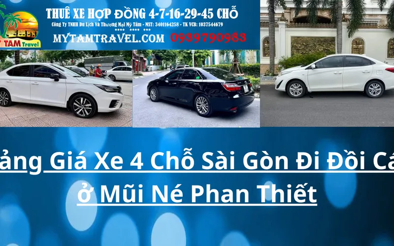 Bảng Giá Xe 4 Chỗ Sài Gòn Đi Đồi Cát ở Mũi Né Phan Thiết