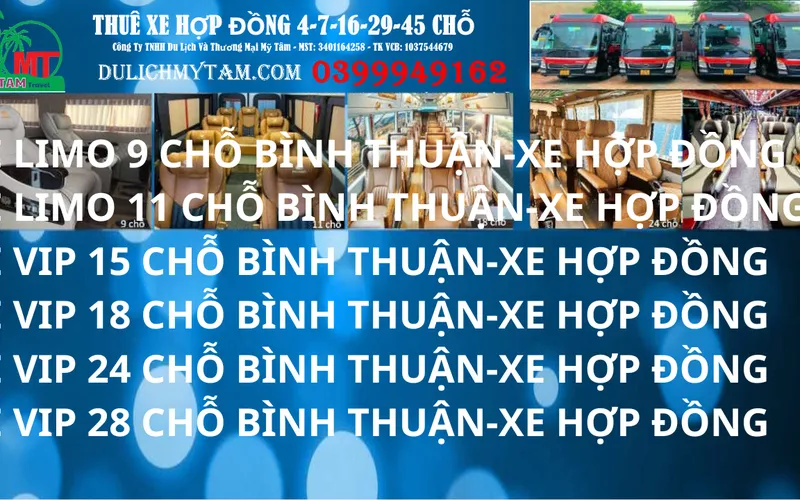 Thuê Xe Bình Thuận Du Lịch Thanh Hoá | Nghệ An | Hà Tĩnh | Quảng Bình | Quảng Trị và Thừa Thiên – Huế