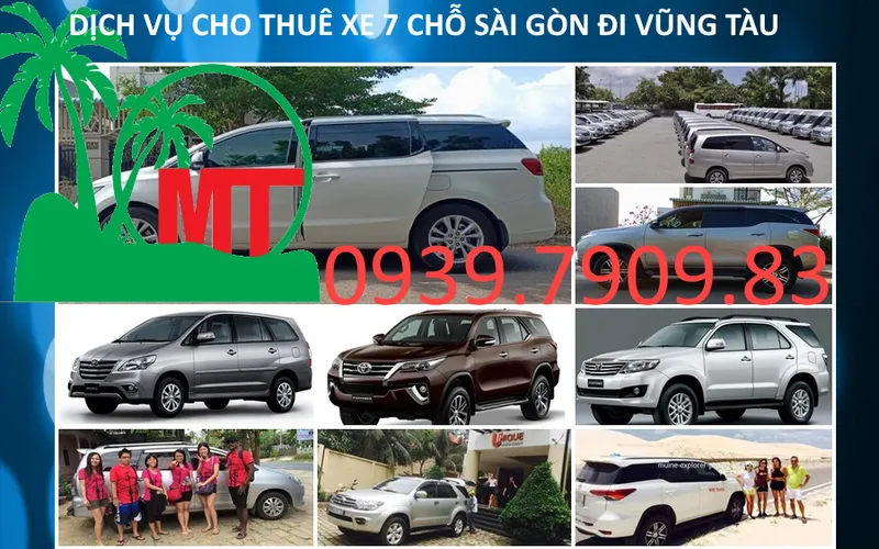 Mướn xe 7 chỗ đi Vũng Tàu