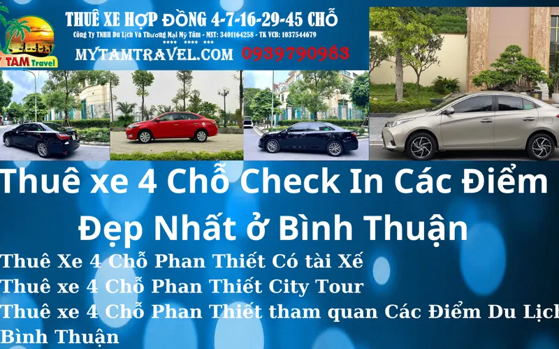 Rent a 4 Seater Car to Check-in Binh Thuan Beautiful Spots