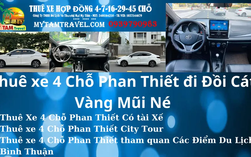 Car Rental in Phan Thiet to Mui Ne yellow Sand Dunes