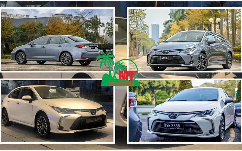 Car Rental 4 Seater Toyota Altis