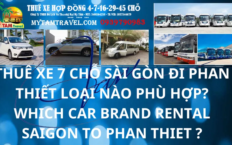 Rent a 7-seat car to Phan Thiet