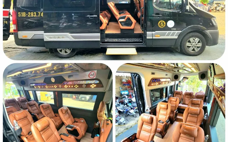 Thuê xe Limousine 12 Chỗ (Đi tối đa 11 Khách)
