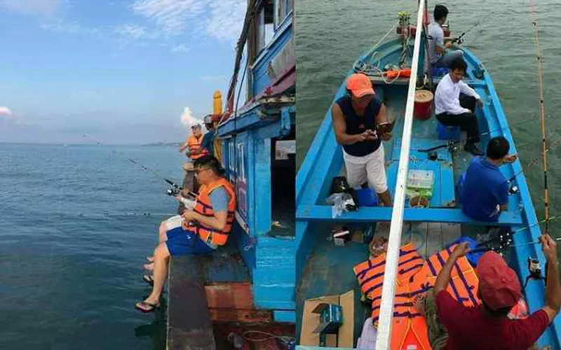 Mui Ne squid fishing Tour at night