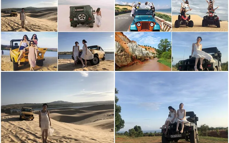 Tour Ghép: Đồi Cát Trắng - Đồi Cát Đỏ - Suối Tiên - Làng Chài