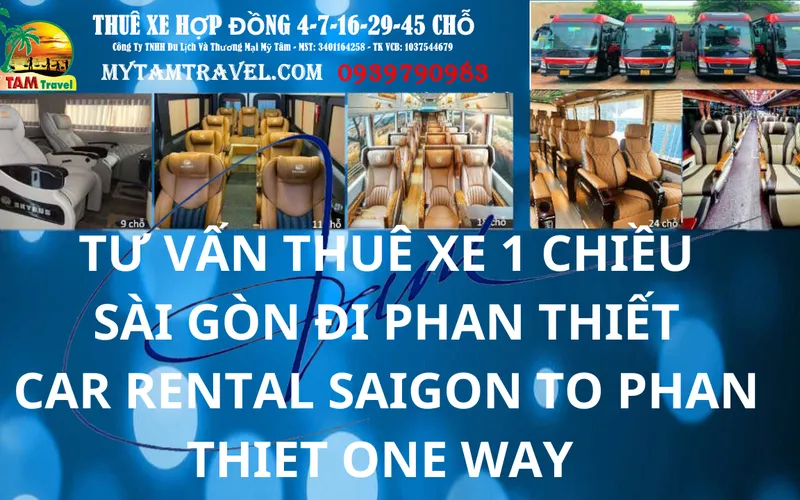 Tư Vấn Xe 1 Chiều Thuê Xe Sài Gòn Phan Thiết như thế nào?