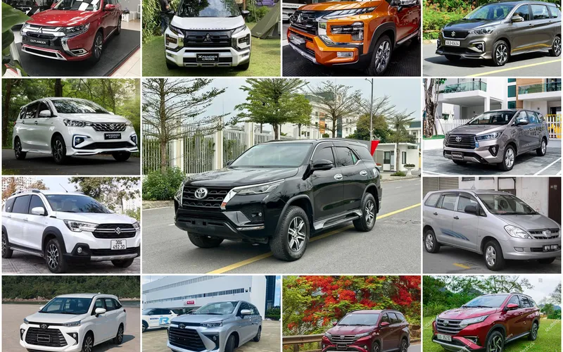 7 Seater Car Types For Rental