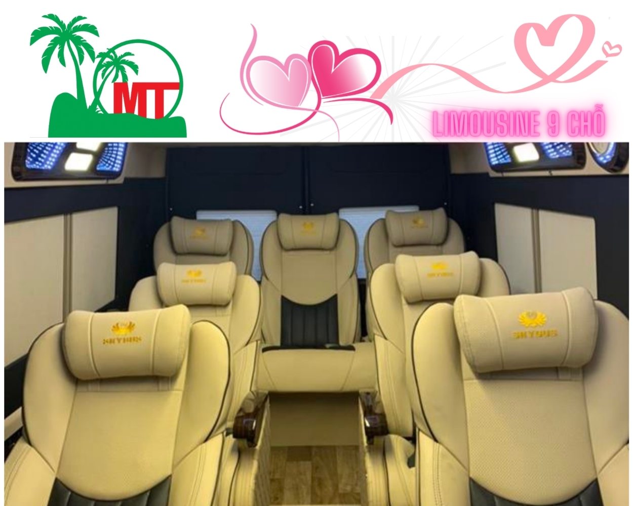 Thuê Xe 9 Chỗ Limousine Ford/ Hyundai Dcar/ Skybus/ Kingkom - Giá Hợp Đồng đi Liên Tỉnh Thuê Xe 9 Chỗ Limousine Ford/ Hyundai Dcar/ Skybus/ Kingkom - Giá Hợp Đồng đi Liên Tỉnh