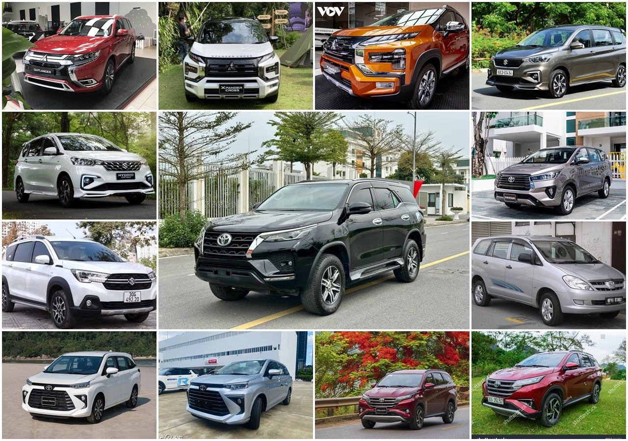 7 Seater Car Types For Rental