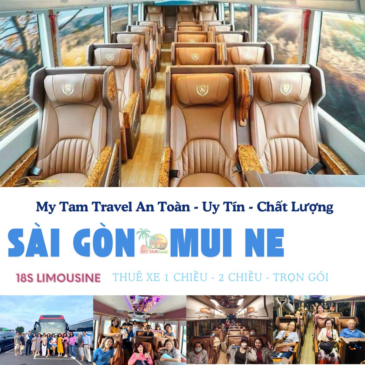 How many kilometers is the distance from Saigon to Mui Ne?