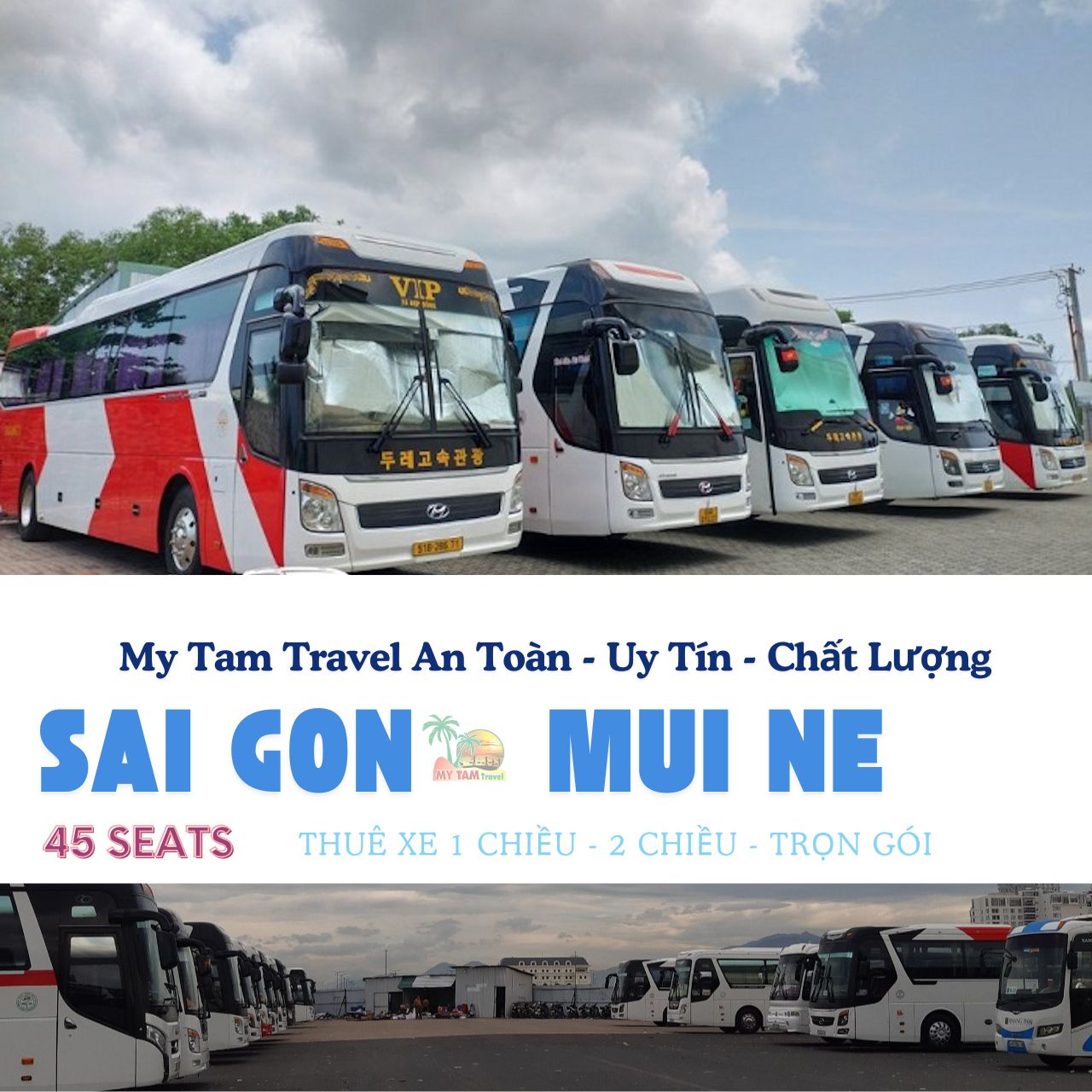 How many kilometers is the distance from Saigon to Mui Ne?