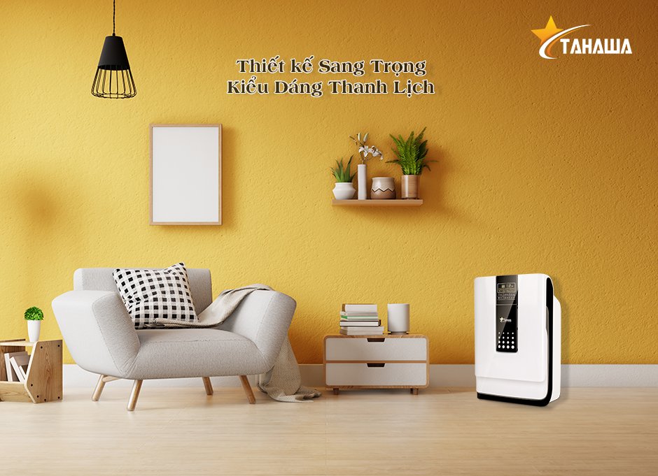 máy lọc không khí giúp không gian sống trở nên hiện đại