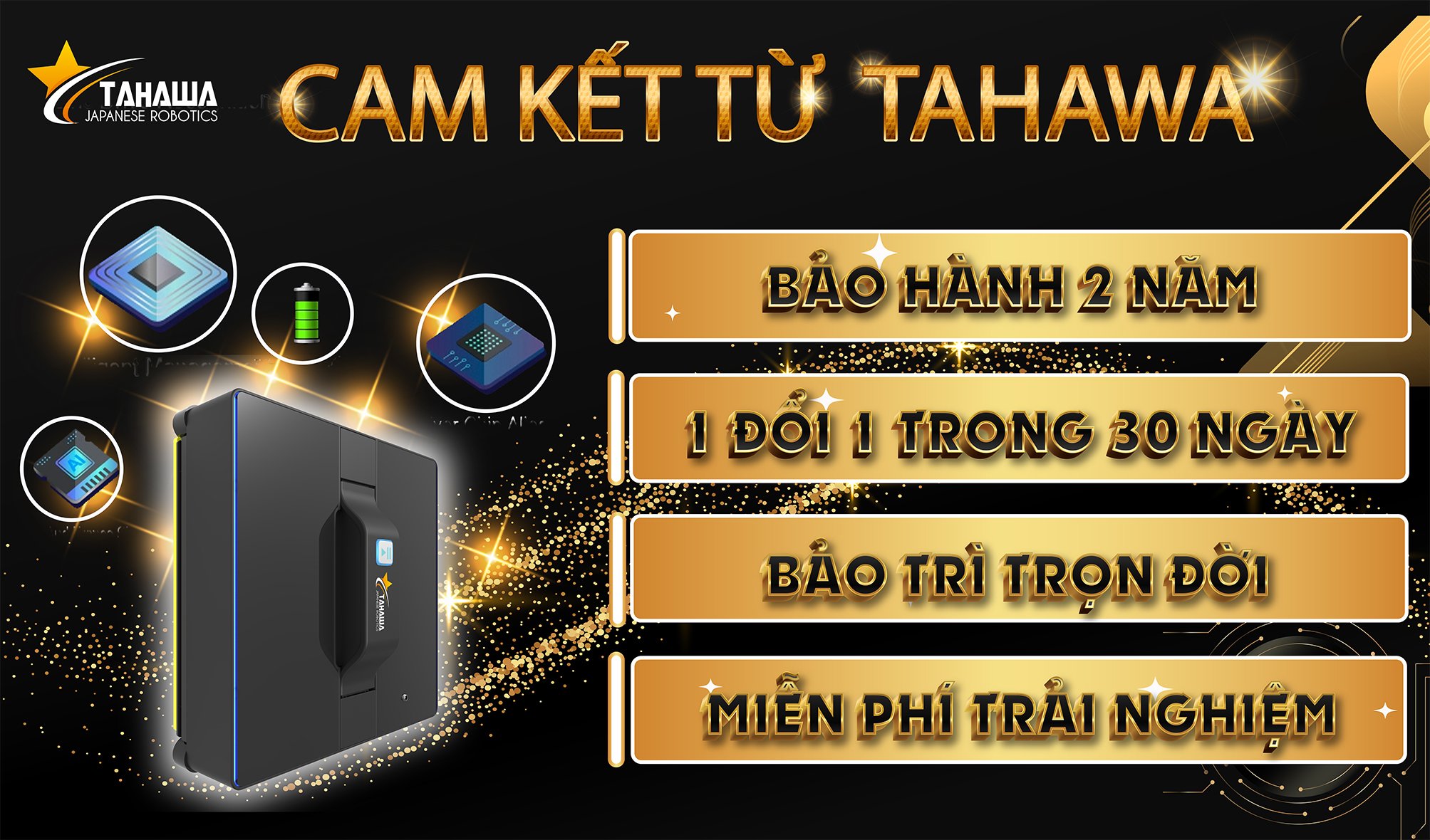 Chính sách bảo hành của Tahawa Nhật Bản Chính sách bảo hành của Tahawa Nhật Bản