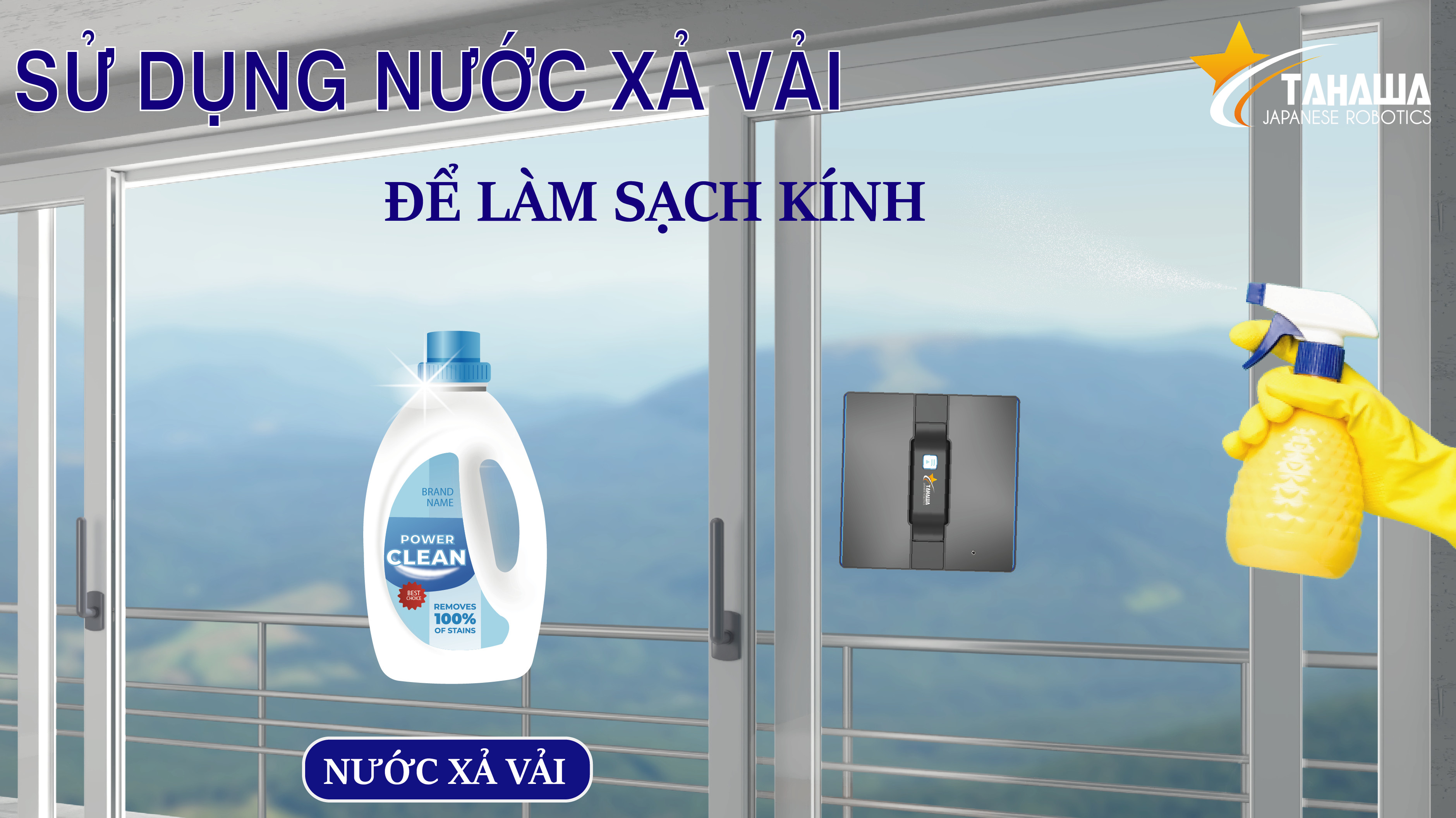 làm sạch kính bằng nước xả vải làm sạch kính bằng nước xả vải
