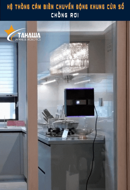 Hệ thống cảm biến chuyển động khung cửa sổ chống rơi của robot lau kính Tahawa Hệ thống cảm biến chuyển động khung cửa sổ chống rơi của robot lau kính Tahawa