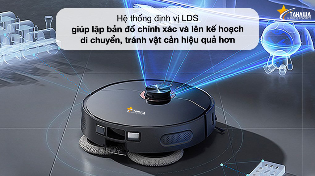 Robot Hút Bụi Lau Nhà Tự Giặt Giẻ Tahawa Nhật Bản TH-U200 Robot Hút Bụi Lau Nhà Tự Giặt Giẻ Tahawa Nhật Bản TH-U200