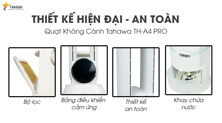 Quạt không cánh Tahawa TH-A4 Pro