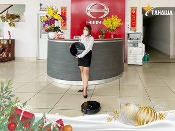 Xe Tải Hino Bình Dương tin dùng sản phẩm robot hút bụi Tahawa Nhật Bản
