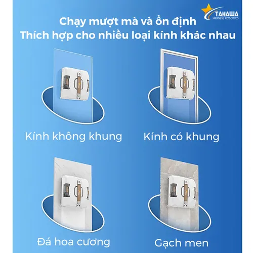 Robot lau kính tự phun nước Tahawa TH-YW710