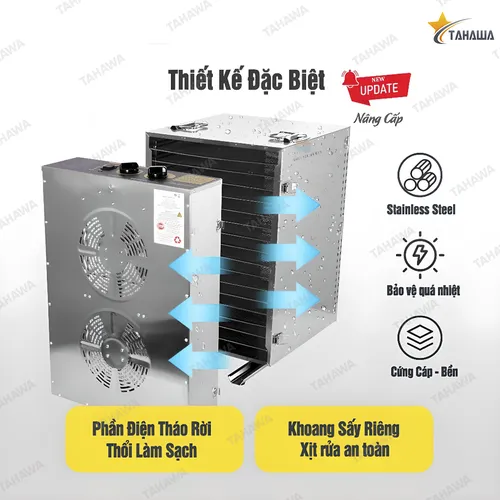 Máy sấy thực phẩm 16 KHAY TAHAWA ST02