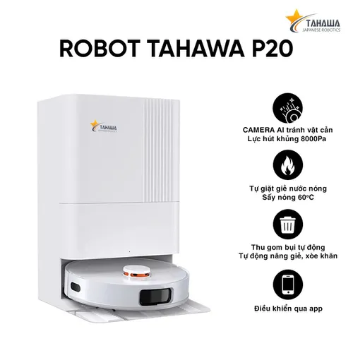 Robot Hút Bụi Lau Nhà Tahawa Nhật Bản TH-P20 Pro