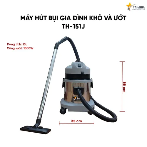 Máy hút bụi công nghiệp gia đình Tahawa TH-151J