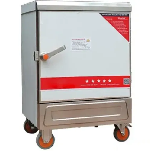 Tủ nấu cơm công nghiệp Tahawa 6 khay dùng điện TCD-6